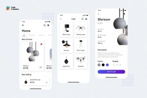 电子商务概念App UI Kit (FIG,SKETCH,XD) D1684